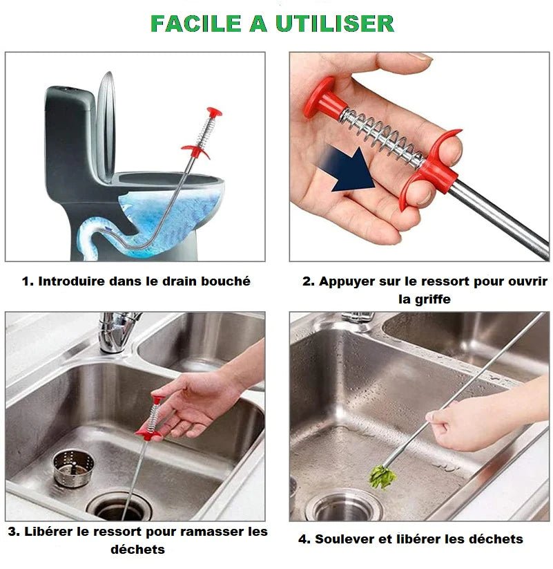 DRAINER-PLUS™ - Déboucheur de canalisation | Nettoyage - Nettoyage solution